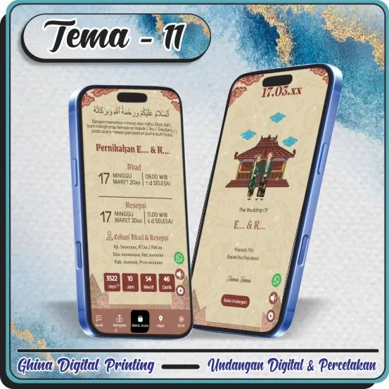 Ghina Digital Printing - Undangan Digital Website